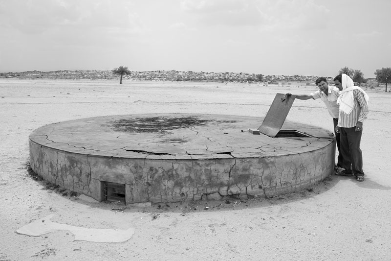 Integrated Solution for Rural Drinking Water Challenges - 'kund' for harvesting rainwater flowing from a catchment in Bikaner district, Rajasthan